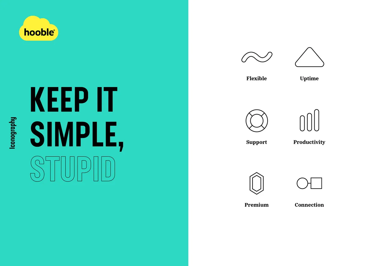 Hooble brand book - Icons