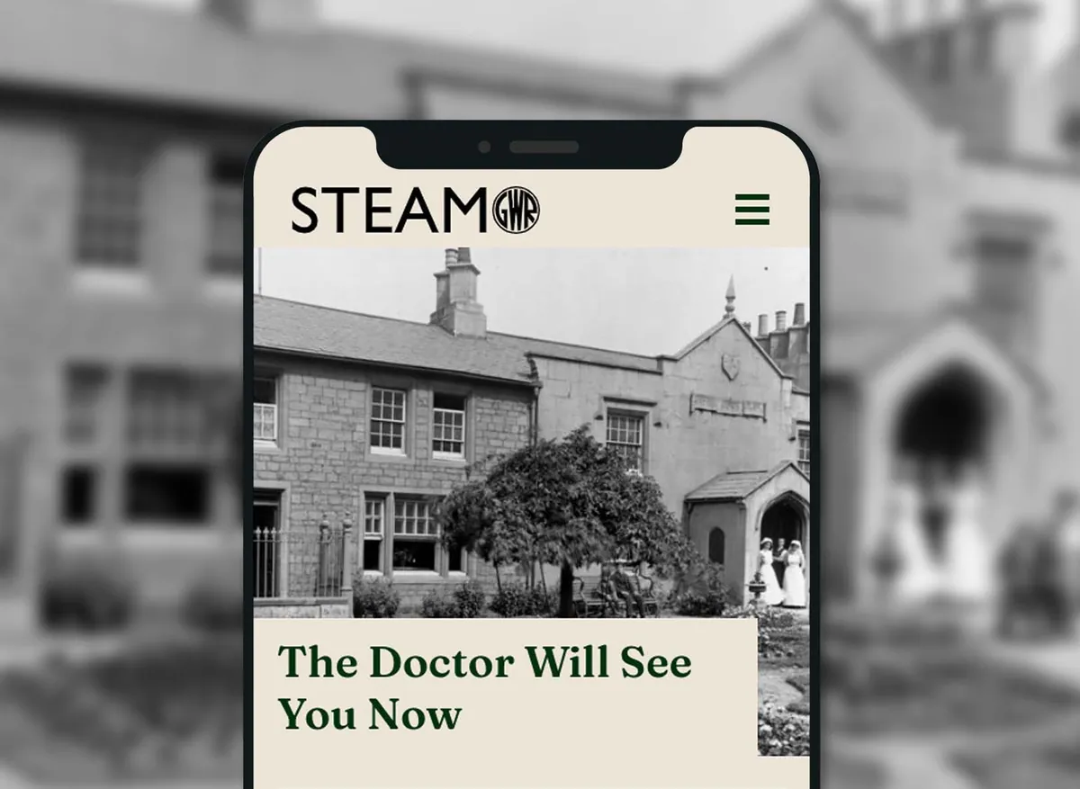 Brand and website design for Steam Museum in Swindon