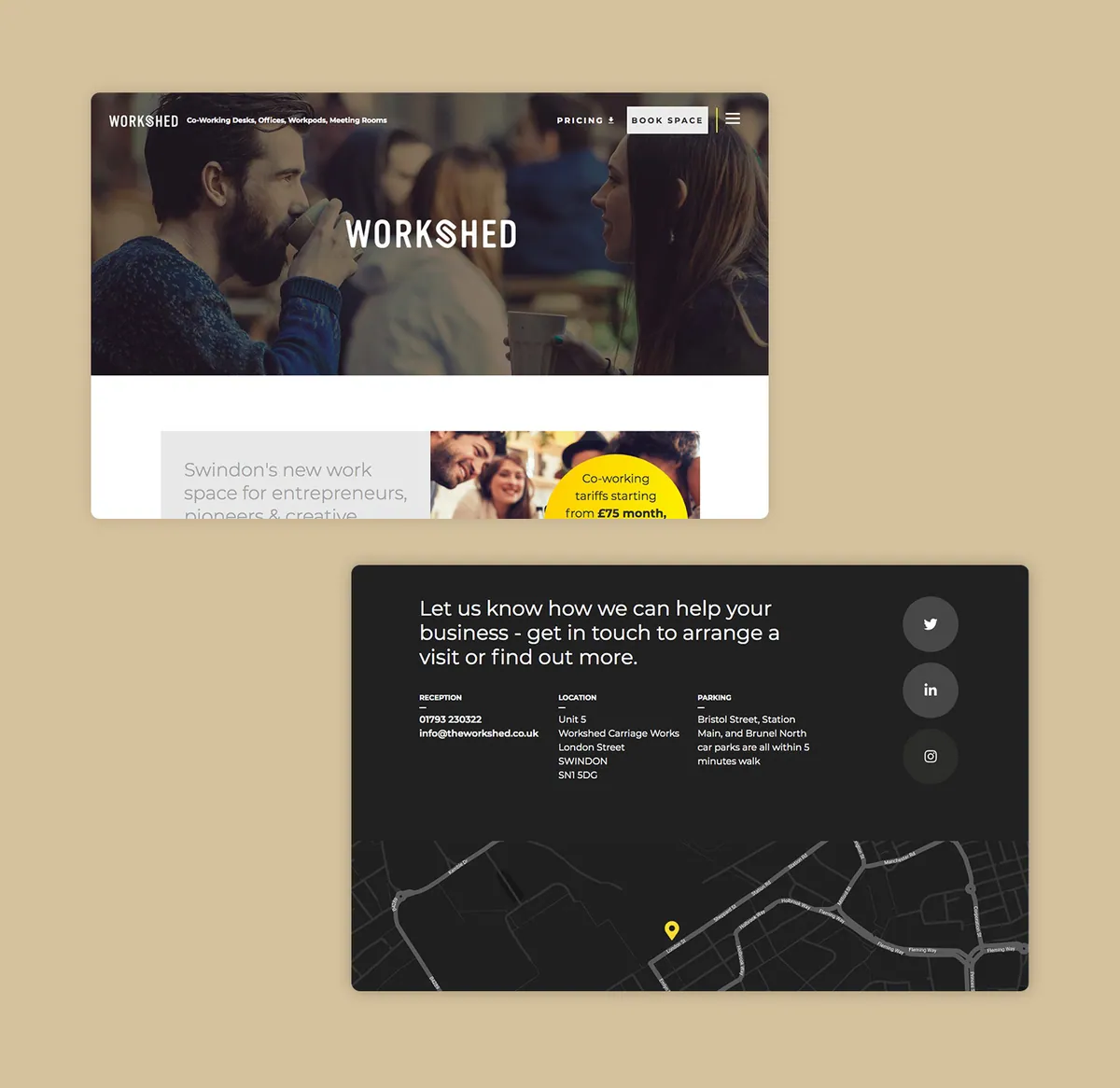 Workshed tablet design examples for desktop by Matt Rogers