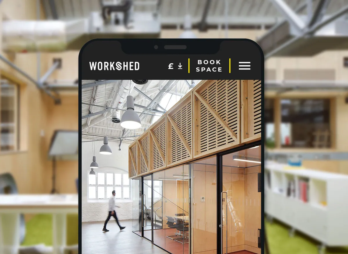 Workshed User interface design project hero image by Matt Rogers